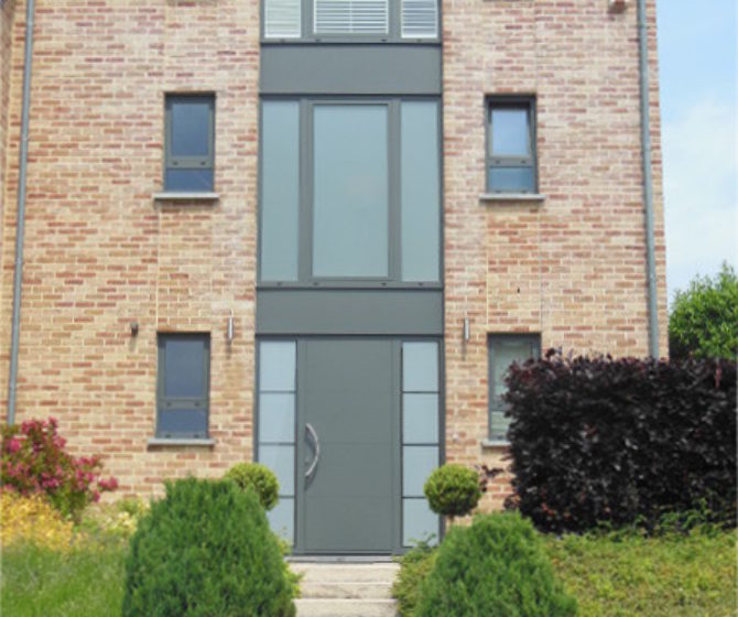 Des châssis en Aluminium pour une rénovation à Limal